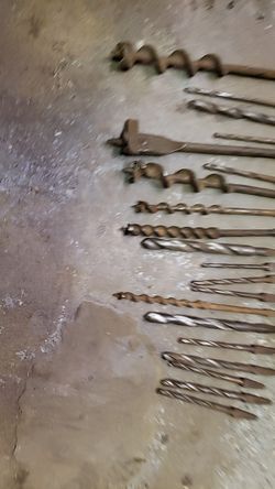 20 vintage drill bits