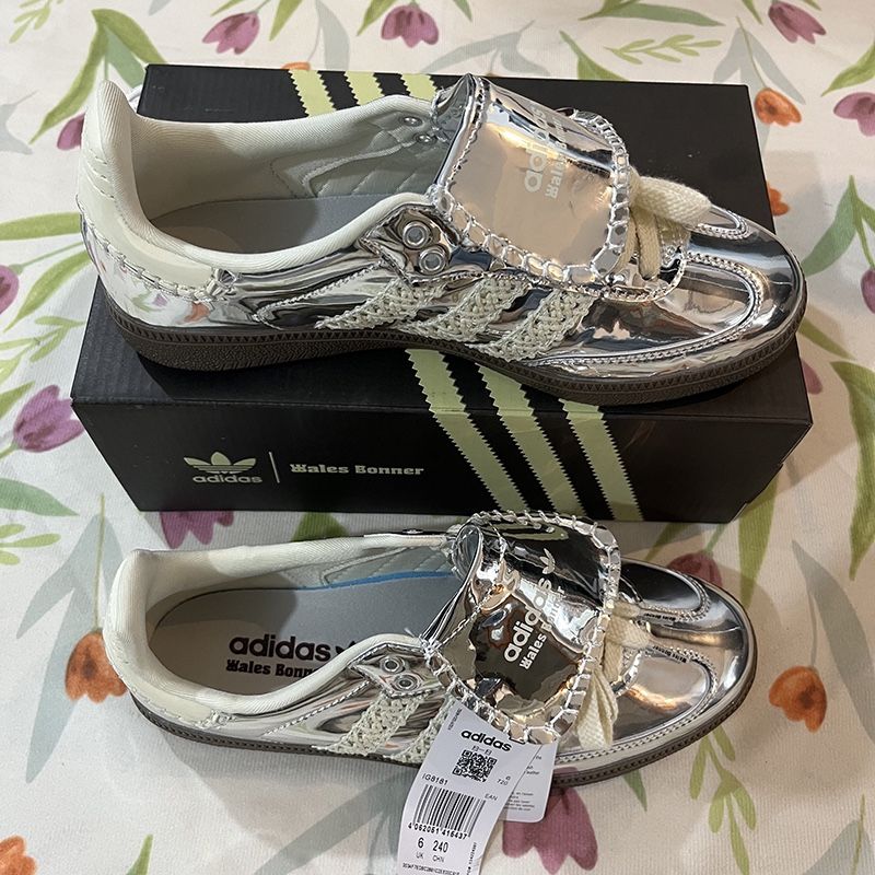 Adidas Silver Sneakers