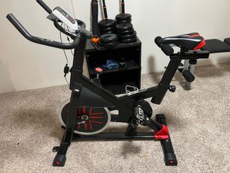 Belt driven spin bike