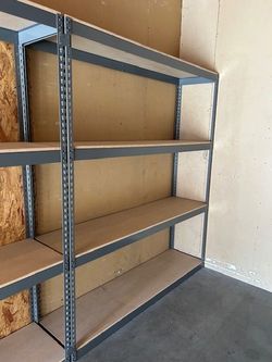 Garage Shelving 72 in W x 18 in D Storage Office Supply 4 Tier Racks Stronger Than Homedepot Lowes And Costco Delivery Available
