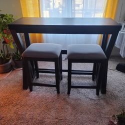 Kitchen Table And Stools Bar Height