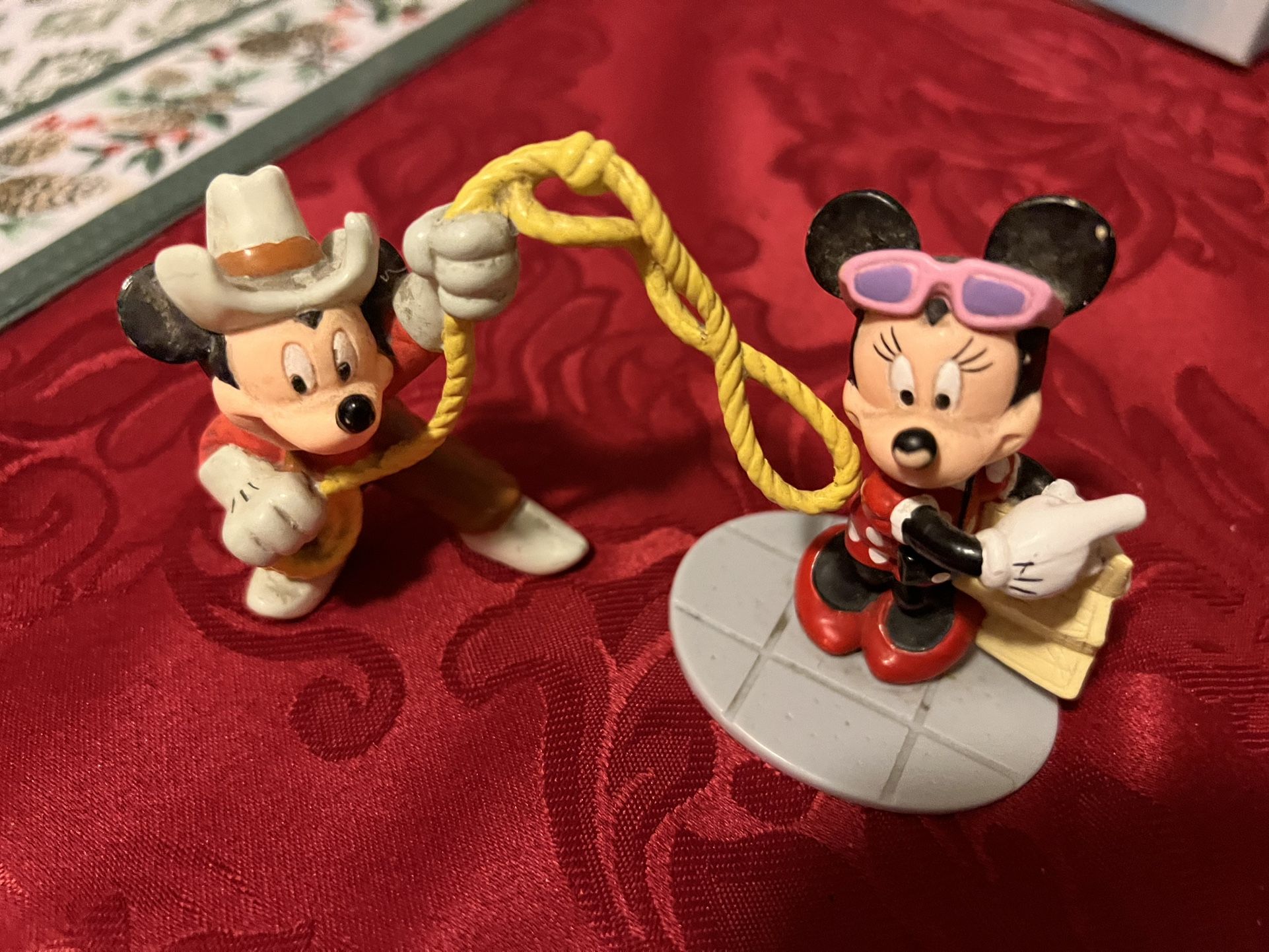 Mickey and Minnie Figurines