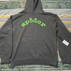 Grey VVS Sp5der Hoodie