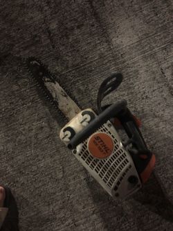 Ms stihl ms 193t starts just needs work has compression wont rev upwhen give gas been sitting a little