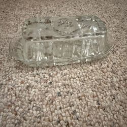 Glass Butter Dish