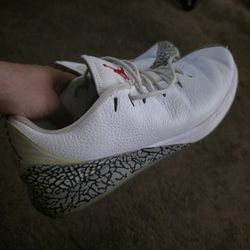 Nike Air Jordan ADG Golf Shoes White Cement Spikeless AR7995-100 Men Size 11.5