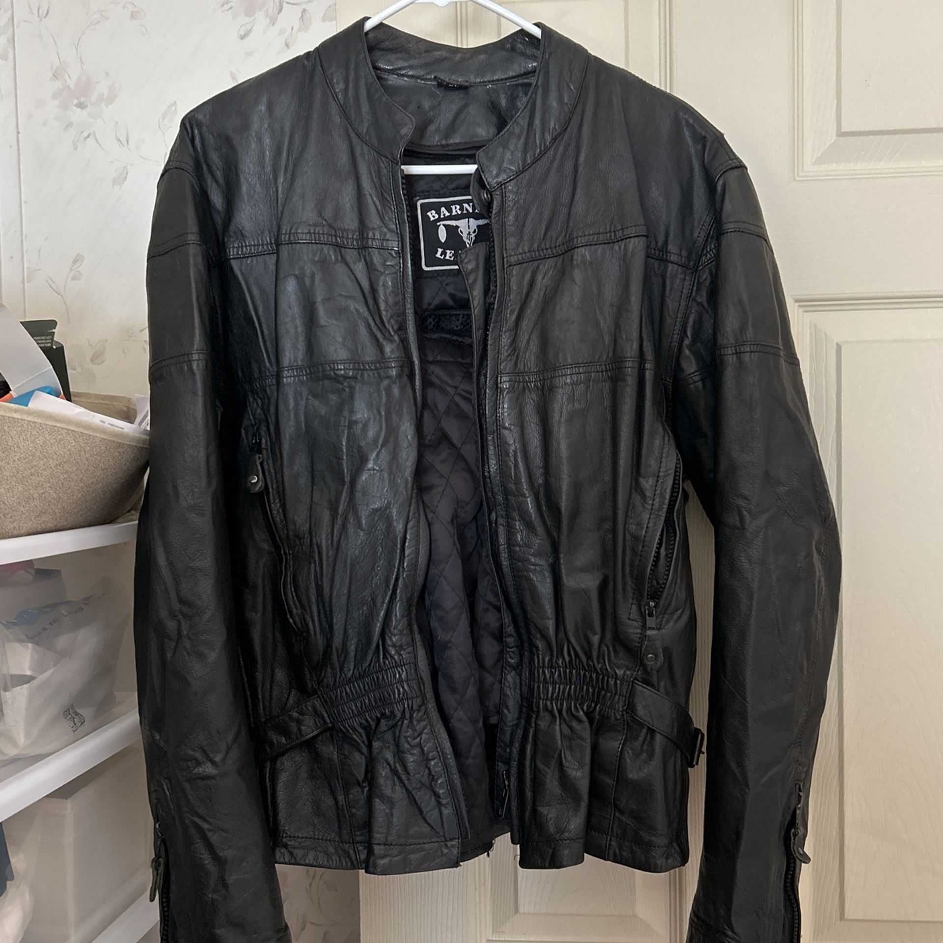 Leather jacket