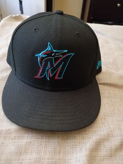 Miami Marlins snapback hat