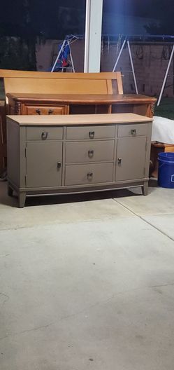 All wood buffet server/dresser/tv stand /media