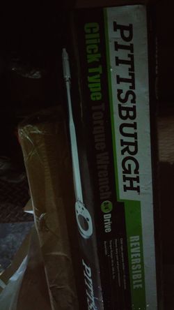 Pittsburgh reversible torque wrench