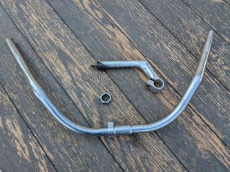 Chrome cruiser handlebars