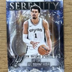 2025-26 Topps Chrome Victor Wembanyama Serenity Insert San Antonio Spurs #SY-1