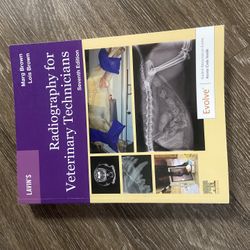 Veterinary Technician College Texts books 