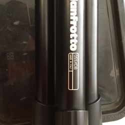 Manfrotto #0055XDB  w/ Micro Fluid Head #128LP. aluminum tripod