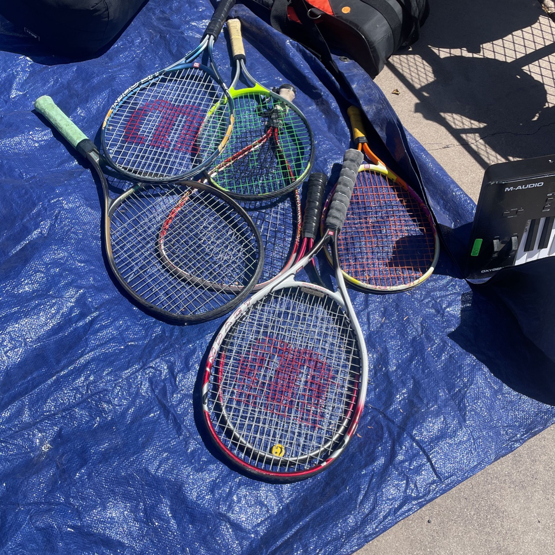 7 Wilson Rackets All Sizes ! 