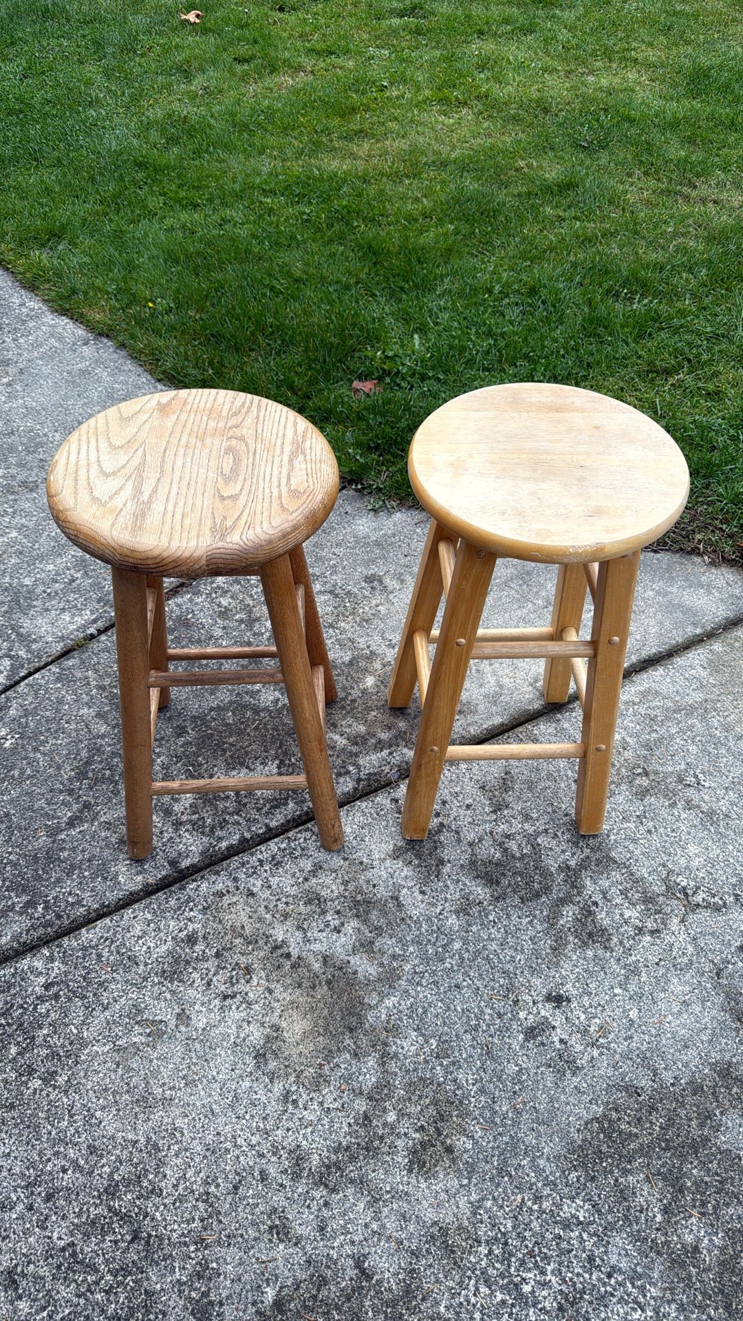Wooden Chair Stools