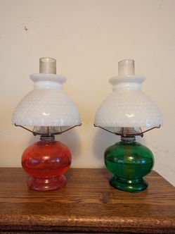 Vintage oil lamps