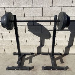 90 LBS Weight Bar, Weights And Stand $100