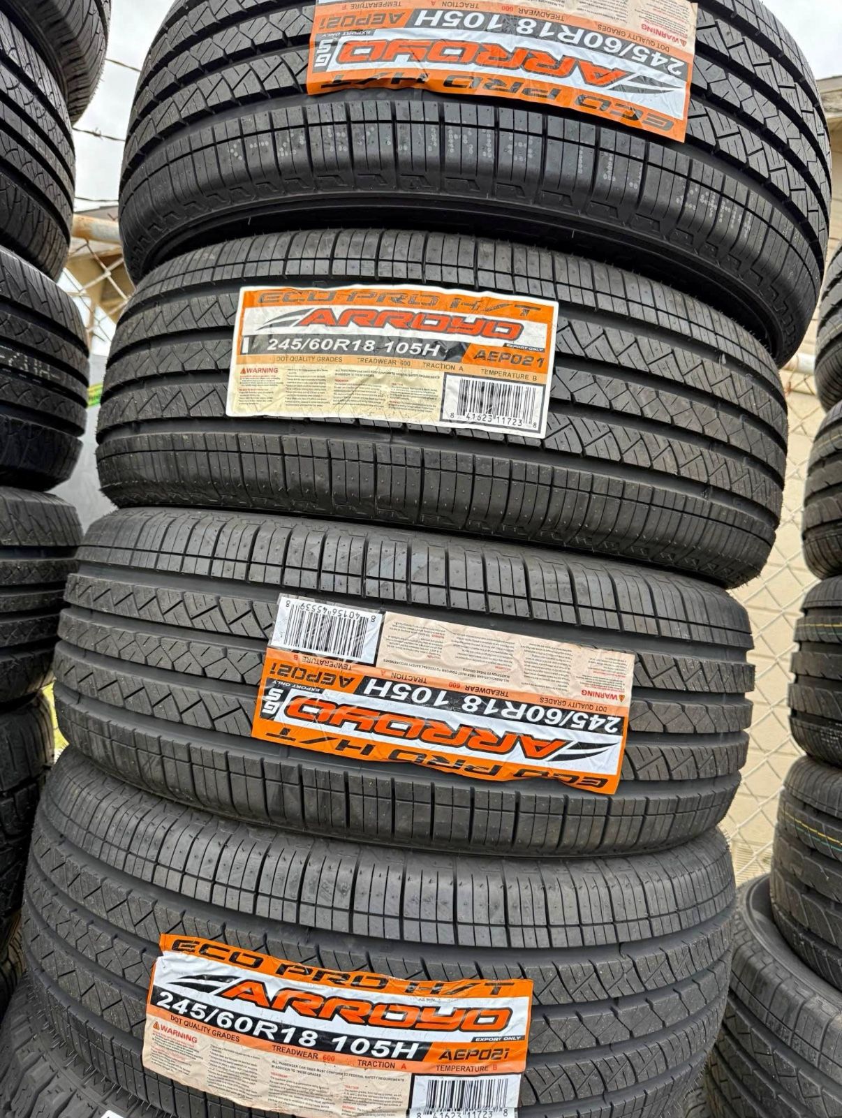 235 60 18 Vendo Un Set De Llantas Nuevas Con Garantía Marca ARROYO