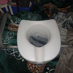 Up Raised Toilet Seat With Handle 