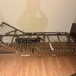 Electric-Adjustable Twin Bed Frame for Elderly with Sleep Struggled