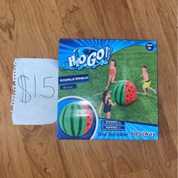 $15 New! H2O GO! Bestway Watermelon (1) Sprinkler 28 inch / 71 cm
