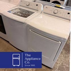 LG Top Load Washer and Gas Dryer Set