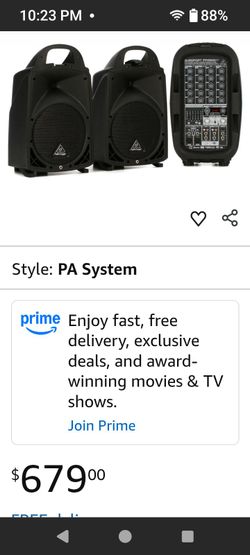 Loud speaker pa system