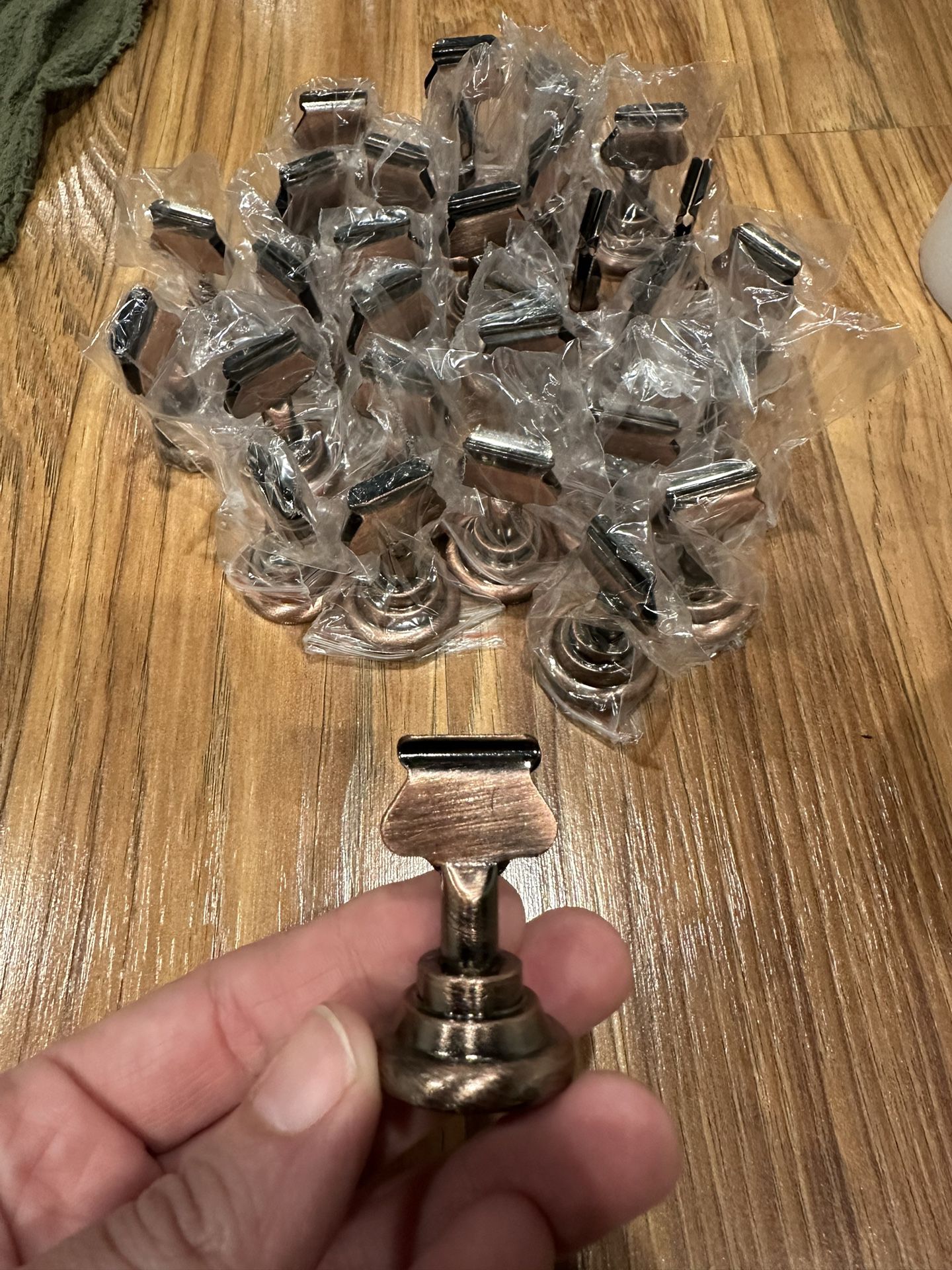 Copper Clips - Table #’s Or Pictures (30 Total)