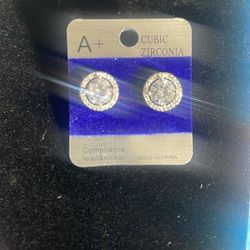 A+ CUBIC ZIRCONIA EARRING STUD