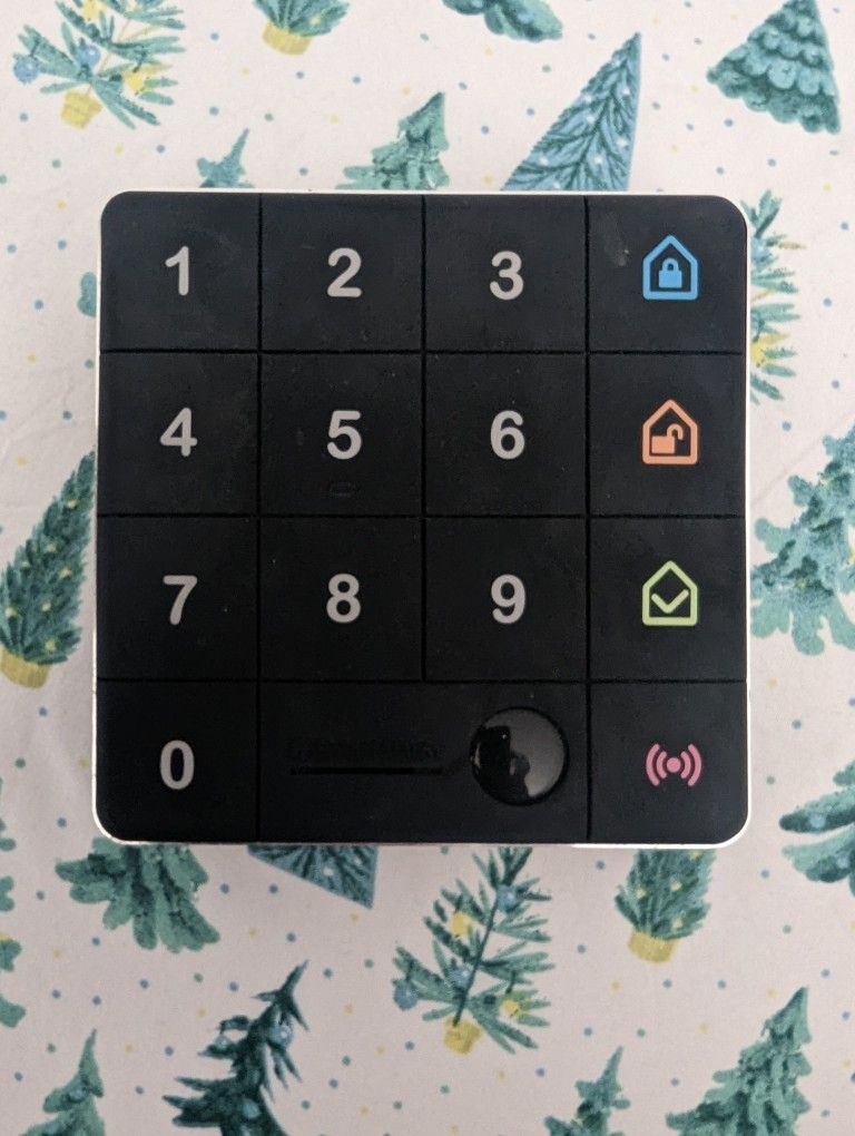 iSmartAlarm Smart Keypad RF Wireless Press Buttons Black Remote Control