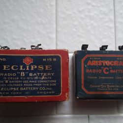 Antique Radio Batteries