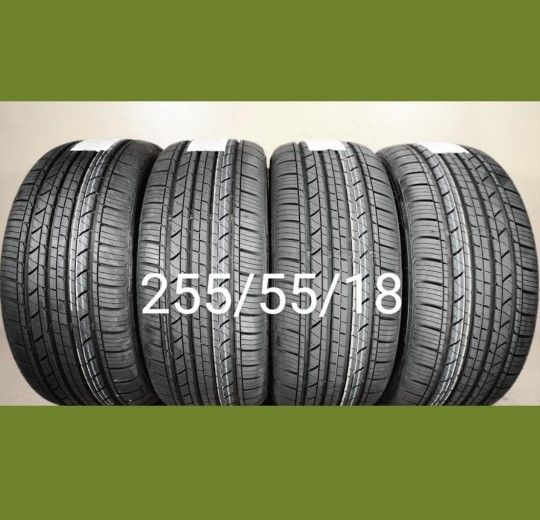 4 New Tires 255/55/18 $ 491. Llantas Nuevas