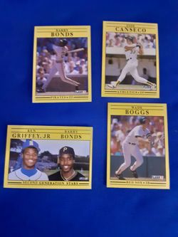 91 fleer Bonds, Griffey jr., Mcguire and more see pics