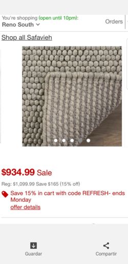 Safavieh wool and cotton RUG