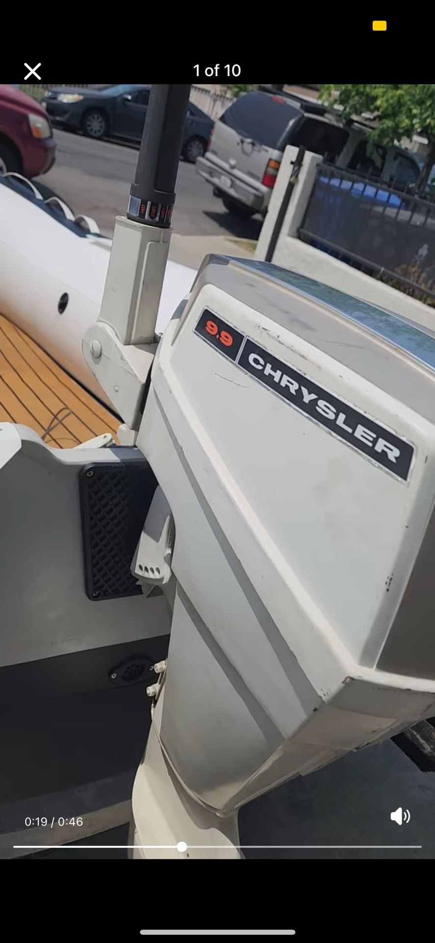 Chrysler 9.9hp Motor