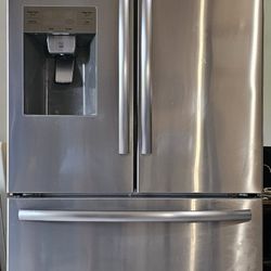 Winia French Door Bottom Mount Refrigerator 26 Cu Ft Stainless Steel
