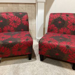 Comfortable Pair Of Accent Chairs 