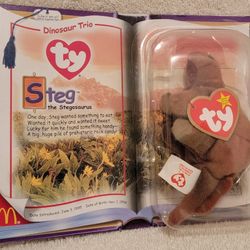 McDonald's Ty Tennie Beanie Rare "Steg"