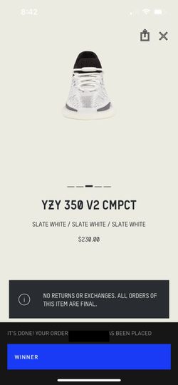 Adidas Yeezy Boost 350 V2 CMPCT 'PANDA' for Sale in Arrowhed Farm, CA -  OfferUp