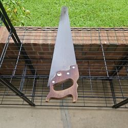 Warranted Superior Vintage Handsaw