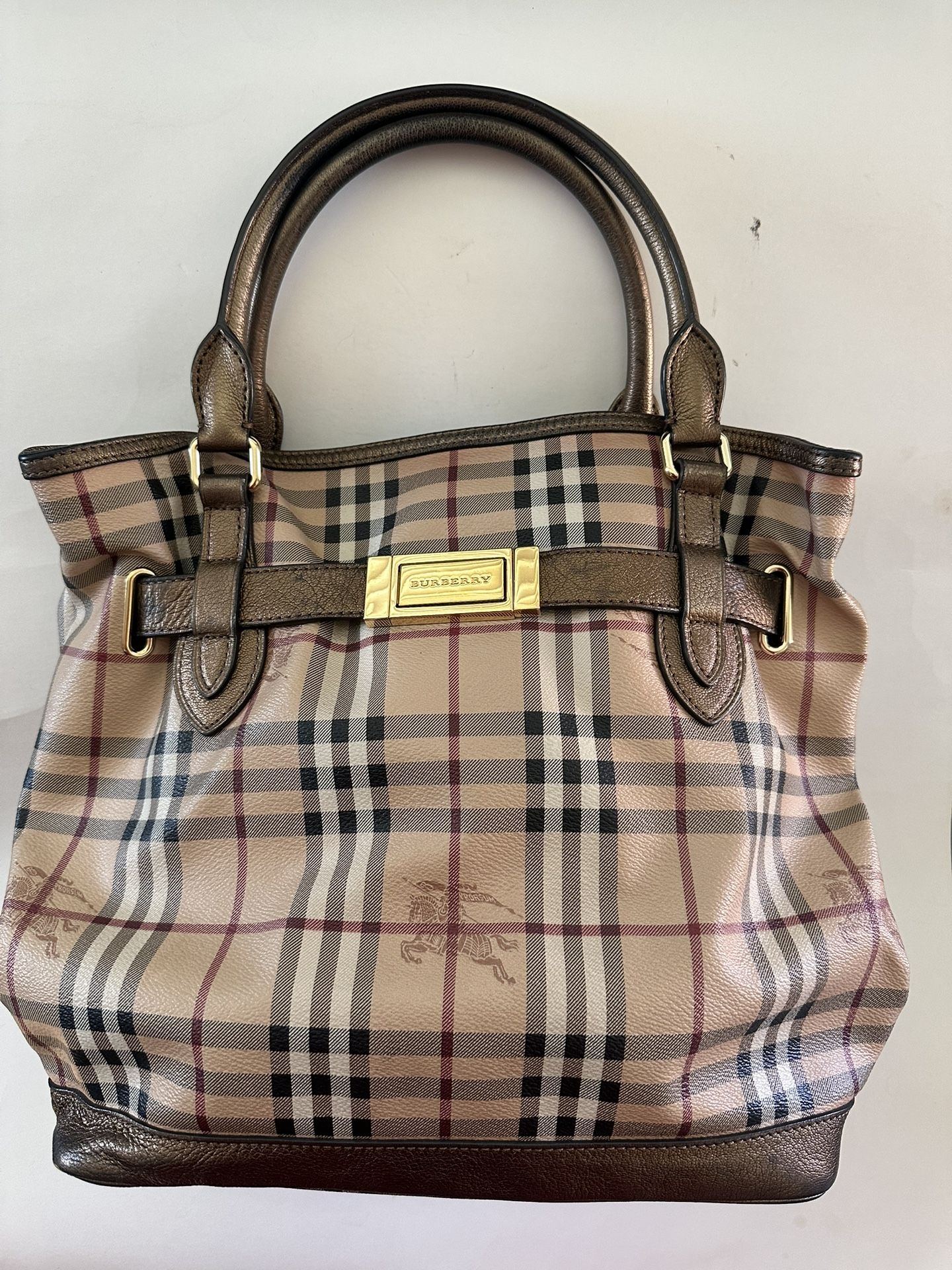 Burberry Haymarket Check Golderton Tote