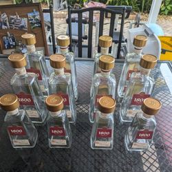 1800 Reposado Tequila Empty Bottles 