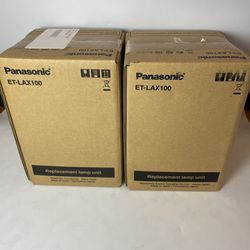 Two Panasonic ET-LAX100