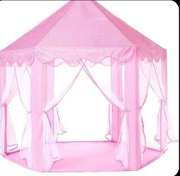 Monobeach Princess Tent Girls Large Playhouse Kids Castle Play Tent with Star Lights Toy for Children Indoor and Outdoor Games, 55'' x 53'' (DxH).