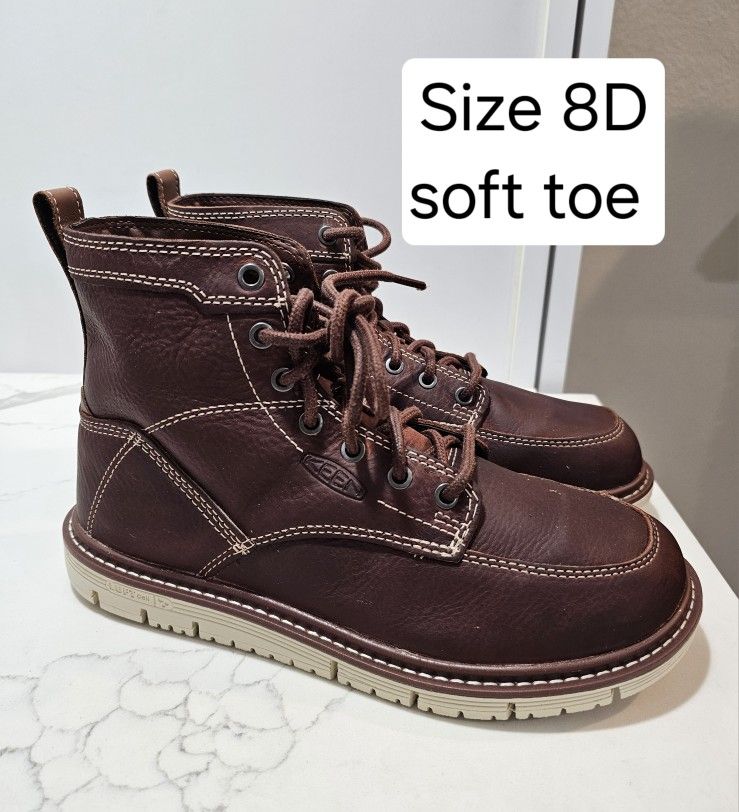 Keen Soft Toe Work Boots Size 8