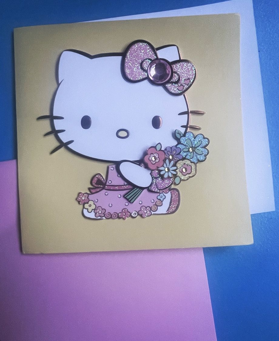 Hello Kitty Mothers Day Card . New. 