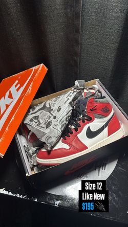 Jordan 1 Lost & Found Size 12