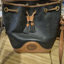 Dooney And Bourke Bucket Bag, Suede inside, Worn 