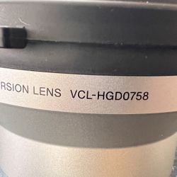 sony wide angle conversion lens x0.7 VCL-HG0758 AUX HG-0758 Genuine for sony